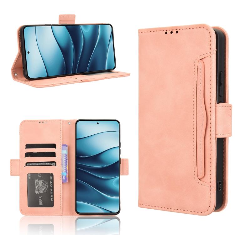 Skin Feel Calf Texture Card Slots Leather Phone Case, For Redmi K80 Ultra, For Redmi A5 4G 173.3mm, For Redmi Note 14 4G 164.84mm EU Version, For Redmi Turbo 4 Pro 5G, For Redmi K80 / K80 Pro, For Redmi Note 14 Pro 4G, For Redmi Note 14 4G Global 163.2...