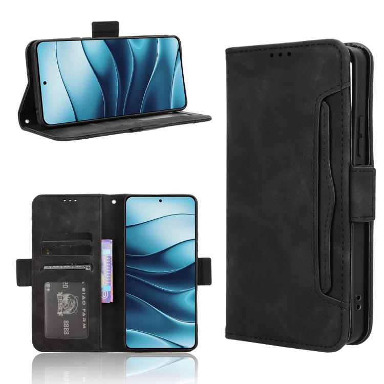 Skin Feel Calf Texture Card Slots Leather Phone Case, For Redmi K80 Ultra, For Redmi A5 4G 173.3mm, For Redmi Note 14 4G 164.84mm EU Version, For Redmi Turbo 4 Pro 5G, For Redmi K80 / K80 Pro, For Redmi Note 14 Pro 4G, For Redmi Note 14 4G Global 163.2...