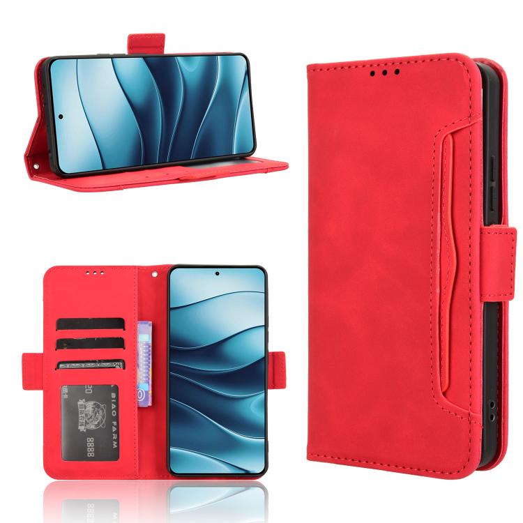Skin Feel Calf Texture Card Slots Leather Phone Case, For Redmi K80 Ultra, For Redmi A5 4G 173.3mm, For Redmi Note 14 4G 164.84mm EU Version, For Redmi Turbo 4 Pro 5G, For Redmi K80 / K80 Pro, For Redmi Note 14 Pro 4G, For Redmi Note 14 4G Global 163.2...