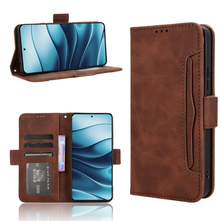 Skin Feel Calf Texture Card Slots Leather Phone Case, For Redmi K80 Ultra, For Redmi A5 4G 173.3mm, For Redmi Note 14 4G 164.84mm EU Version, For Redmi Turbo 4 Pro 5G, For Redmi K80 / K80 Pro, For Redmi Note 14 Pro 4G, For Redmi Note 14 4G Global 163.2...