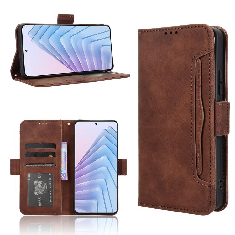 Skin Feel Calf Texture Card Slots Leather Phone Case, For Redmi K80 Ultra, For Redmi A5 4G 173.3mm, For Redmi Note 14 4G 164.84mm EU Version, For Redmi Turbo 4 Pro 5G, For Redmi K80 / K80 Pro, For Redmi Note 14 Pro 4G, For Redmi Note 14 4G Global 163.2...