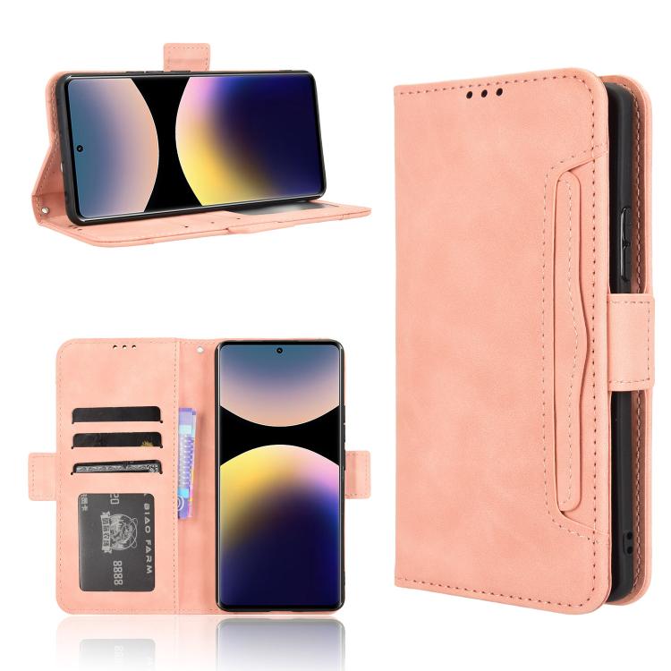 Skin Feel Calf Texture Card Slots Leather Phone Case, For Redmi K80 Ultra, For Redmi A5 4G 173.3mm, For Redmi Note 14 4G 164.84mm EU Version, For Redmi Turbo 4 Pro 5G, For Redmi K80 / K80 Pro, For Redmi Note 14 Pro 4G, For Redmi Note 14 4G Global 163.2...