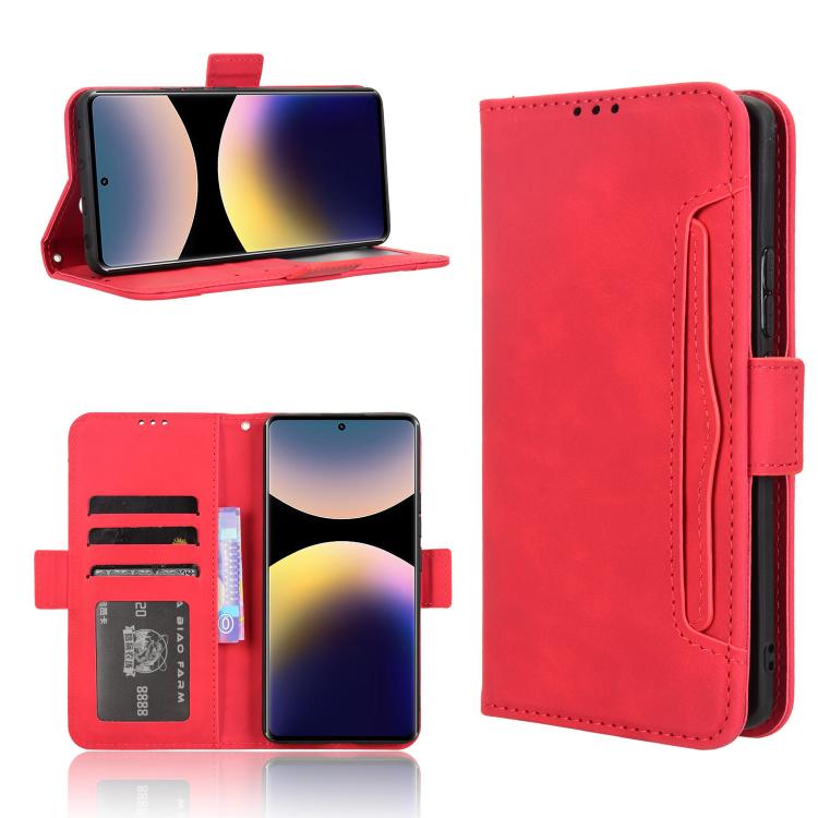 Skin Feel Calf Texture Card Slots Leather Phone Case, For Redmi K80 Ultra, For Redmi A5 4G 173.3mm, For Redmi Note 14 4G 164.84mm EU Version, For Redmi Turbo 4 Pro 5G, For Redmi K80 / K80 Pro, For Redmi Note 14 Pro 4G, For Redmi Note 14 4G Global 163.2...