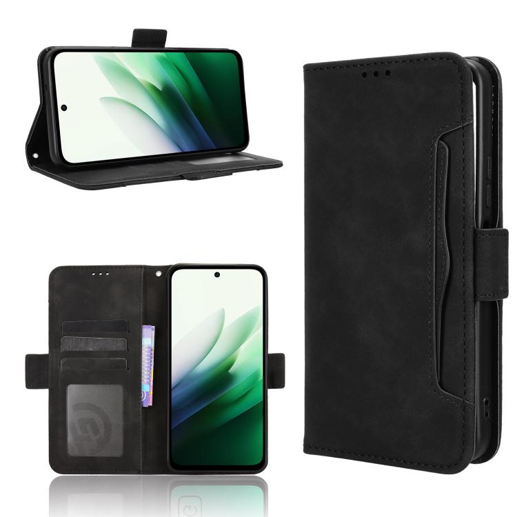 Skin Feel Calf Texture Card Slots Leather Phone Case, For Xiaomi 17 Pro, For Xiaomi 17, For Redmi 15C 5G / 4G EU 173mm / Poco C85 5G, For Xiaomi Poco M7 4G 169mm, For Redmi 15 5G Global / 15 4G SEA 169.5mm, For Redmi 15 5G / 4G EU 171mm                ...
