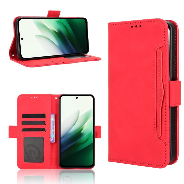 Skin Feel Calf Texture Card Slots Leather Phone Case, For Xiaomi 17 Pro, For Xiaomi 17, For Redmi 15C 5G / 4G EU 173mm / Poco C85 5G, For Xiaomi Poco M7 4G 169mm, For Redmi 15 5G Global / 15 4G SEA 169.5mm, For Redmi 15 5G / 4G EU 171mm                ...
