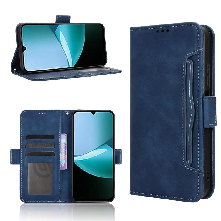 Skin Feel Calf Texture Card Slots Leather Phone Case, For Xiaomi 17 Pro, For Xiaomi 17, For Redmi 15C 5G / 4G EU 173mm / Poco C85 5G, For Xiaomi Poco M7 4G 169mm, For Redmi 15 5G Global / 15 4G SEA 169.5mm, For Redmi 15 5G / 4G EU 171mm                ...