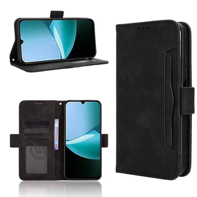 Skin Feel Calf Texture Card Slots Leather Phone Case, For Xiaomi 17 Pro, For Xiaomi 17, For Redmi 15C 5G / 4G EU 173mm / Poco C85 5G, For Xiaomi Poco M7 4G 169mm, For Redmi 15 5G Global / 15 4G SEA 169.5mm, For Redmi 15 5G / 4G EU 171mm                ...