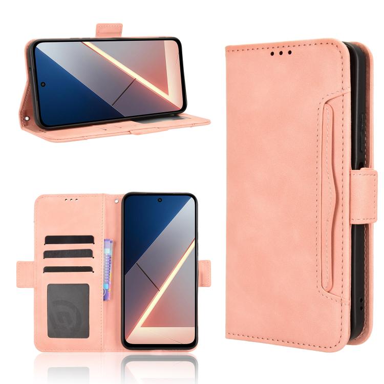 Skin Feel Calf Texture Card Slots Leather Phone Case, For Xiaomi 17 Pro, For Xiaomi 17, For Redmi 15C 5G / 4G EU 173mm / Poco C85 5G, For Xiaomi Poco M7 4G 169mm, For Redmi 15 5G Global / 15 4G SEA 169.5mm, For Redmi 15 5G / 4G EU 171mm                ...