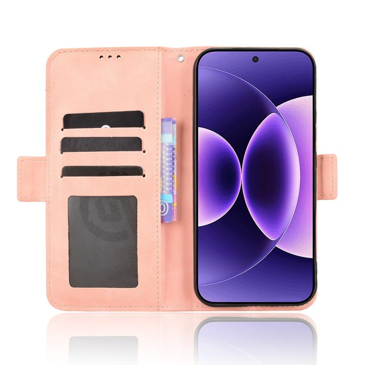 Skin Feel Calf Texture Card Slots Leather Phone Case, For Xiaomi 17 Pro, For Xiaomi 17, For Redmi 15C 5G / 4G EU 173mm / Poco C85 5G, For Xiaomi Poco M7 4G 169mm, For Redmi 15 5G Global / 15 4G SEA 169.5mm, For Redmi 15 5G / 4G EU 171mm                ...