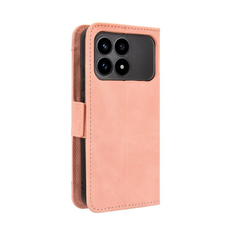 Skin Feel Calf Texture Card Slots Leather Phone Case, For Redmi K90 5G / Poco F8 Pro, For Xiaomi 17 Pro Max, For Xiaomi 17 Pro, For Xiaomi 17, For Redmi 15C 5G / 4G EU 173mm / Poco C85 5G, For Xiaomi Poco M7 4G 169mm                                    ...