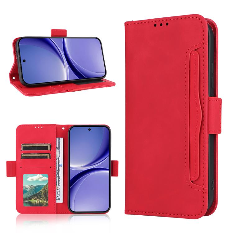 Skin Feel Calf Texture Card Slots Leather Phone Case, For Redmi A7 Pro 171mm / Poco C85x 5G, For Redmi Turbo 5 Max 5G / Poco X8 Pro Max, For Redmi Turbo 5 5G / Poco X8 Pro, For Redmi Note 15 Pro+ 5G 163.3mm/Poco M8 Pro 5G                               ...