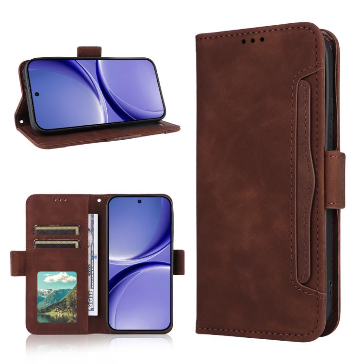 Skin Feel Calf Texture Card Slots Leather Phone Case, For Redmi A7 Pro 171mm / Poco C85x 5G, For Redmi Turbo 5 Max 5G / Poco X8 Pro Max, For Redmi Turbo 5 5G / Poco X8 Pro, For Redmi Note 15 Pro+ 5G 163.3mm/Poco M8 Pro 5G                               ...
