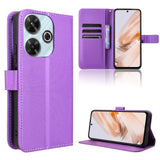 Diamond Texture Leather Phone Case, For Redmi 13 4G / Note 13R 5G