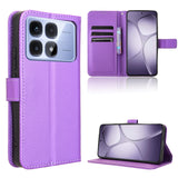 Diamond Texture Leather Phone Case, For Redmi A5 4G 173.3mm, For Redmi Note 14 4G 164.84mm EU Version, For Redmi Turbo 4 Pro 5G, For Redmi K80 / K80 Pro, For Redmi Note 14 Pro 4G, For Redmi Note 14 4G Global 163.25mm, For Redmi Note 14 Pro+ 5G         ...