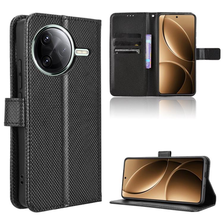 Diamond Texture Leather Phone Case, For Redmi A5 4G 173.3mm, For Redmi Note 14 4G 164.84mm EU Version, For Redmi Turbo 4 Pro 5G, For Redmi K80 / K80 Pro, For Redmi Note 14 Pro 4G, For Redmi Note 14 4G Global 163.25mm, For Redmi Note 14 Pro+ 5G         ...