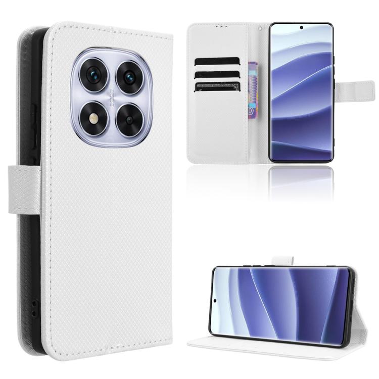 Diamond Texture Leather Phone Case, For Redmi Note 14 Pro 4G, For Redmi Note 14 4G Global 163.25mm, For Redmi Note 14 Pro+ 5G, For Redmi K70 Ultra, For Redmi 13 4G / Note 13R 5G