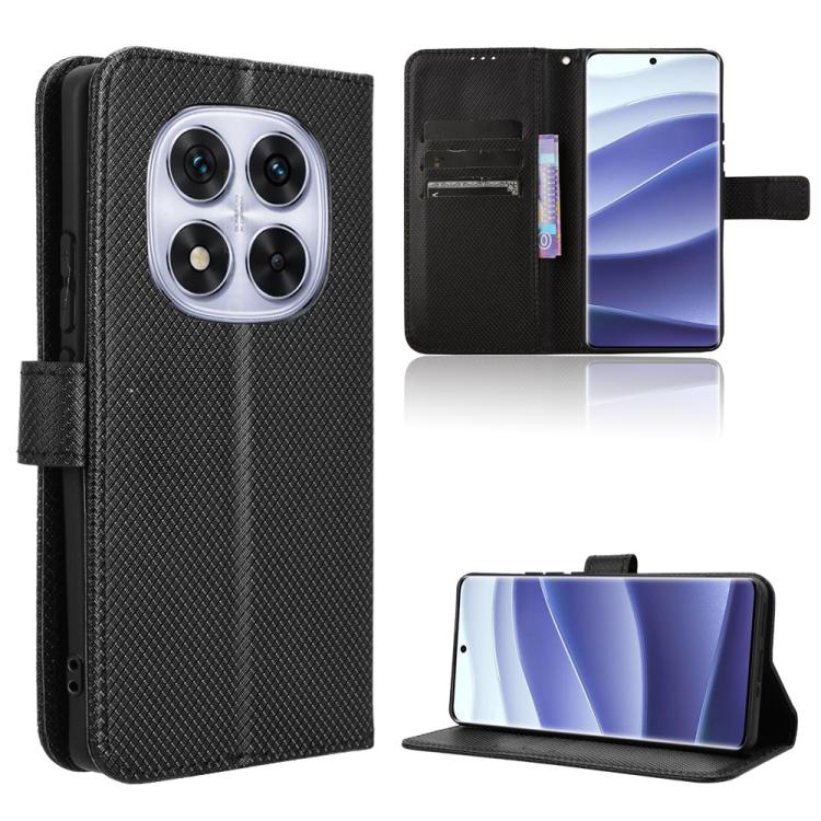 Diamond Texture Leather Phone Case, For Redmi Note 14 Pro 4G, For Redmi Note 14 4G Global 163.25mm, For Redmi Note 14 Pro+ 5G, For Redmi K70 Ultra, For Redmi 13 4G / Note 13R 5G