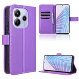Diamond Texture Leather Phone Case, For Redmi A5 4G 173.3mm, For Redmi Note 14 4G 164.84mm EU Version, For Redmi Turbo 4 Pro 5G, For Redmi K80 / K80 Pro, For Redmi Note 14 Pro 4G, For Redmi Note 14 4G Global 163.25mm, For Redmi Note 14 Pro+ 5G         ...