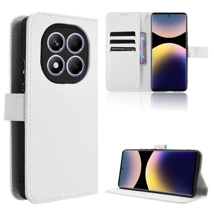 Diamond Texture Leather Phone Case, For Redmi Note 14 Pro 4G, For Redmi Note 14 4G Global 163.25mm, For Redmi Note 14 Pro+ 5G, For Redmi K70 Ultra, For Redmi 13 4G / Note 13R 5G