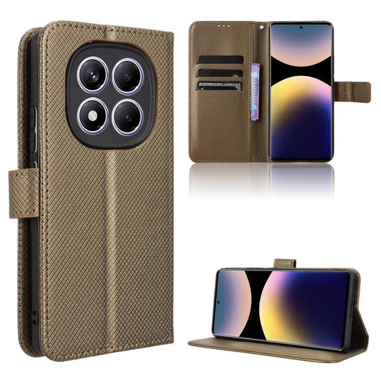 Diamond Texture Leather Phone Case, For Redmi Note 14 Pro 4G, For Redmi Note 14 4G Global 163.25mm, For Redmi Note 14 Pro+ 5G, For Redmi K70 Ultra, For Redmi 13 4G / Note 13R 5G