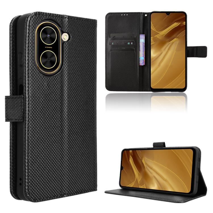 Diamond Texture Leather Phone Case, For Redmi A5 4G 173.3mm, For Redmi Note 14 4G 164.84mm EU Version, For Redmi Turbo 4 Pro 5G, For Redmi K80 / K80 Pro, For Redmi Note 14 Pro 4G, For Redmi Note 14 4G Global 163.25mm, For Redmi Note 14 Pro+ 5G         ...