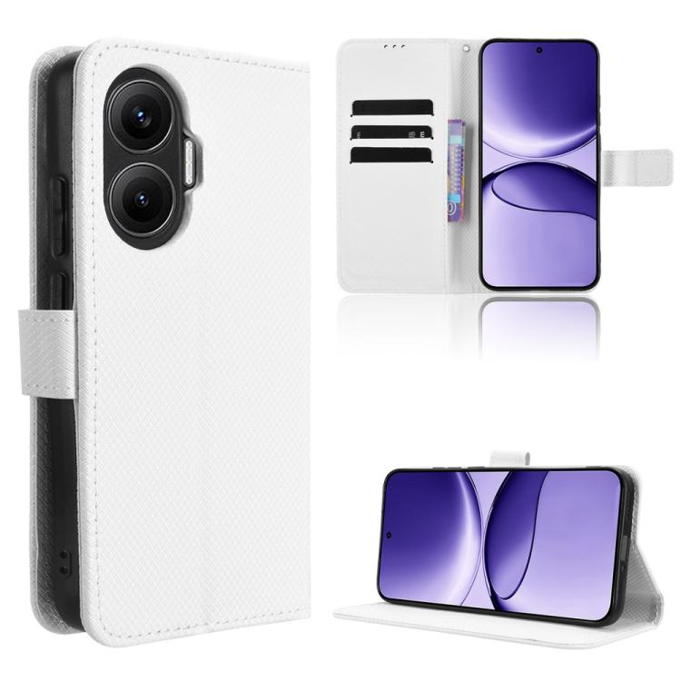Diamond Texture Leather Phone Case, For Redmi A5 4G 173.3mm, For Redmi Note 14 4G 164.84mm EU Version, For Redmi Turbo 4 Pro 5G, For Redmi K80 / K80 Pro, For Redmi Note 14 Pro 4G, For Redmi Note 14 4G Global 163.25mm, For Redmi Note 14 Pro+ 5G         ...