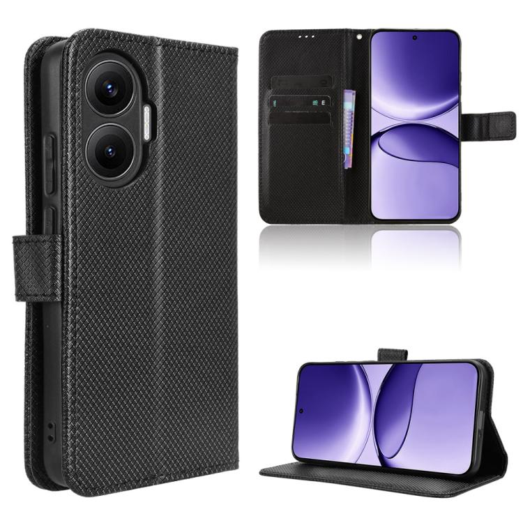 Diamond Texture Leather Phone Case, For Redmi A5 4G 173.3mm, For Redmi Note 14 4G 164.84mm EU Version, For Redmi Turbo 4 Pro 5G, For Redmi K80 / K80 Pro, For Redmi Note 14 Pro 4G, For Redmi Note 14 4G Global 163.25mm, For Redmi Note 14 Pro+ 5G         ...
