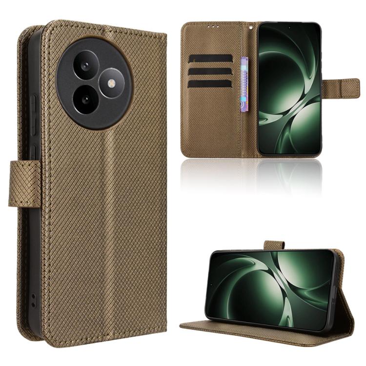 Diamond Texture Leather Phone Case, For Xiaomi 17 Pro, For Xiaomi 17, For Redmi 15C 5G / 4G EU 173mm / Poco C85 5G, For Xiaomi Poco M7 4G 169mm, For Redmi 15 5G Global / 15 4G SEA 169.5mm, For Redmi 15C 5G / 4G Global 171mm / Poco C85 4G               ...