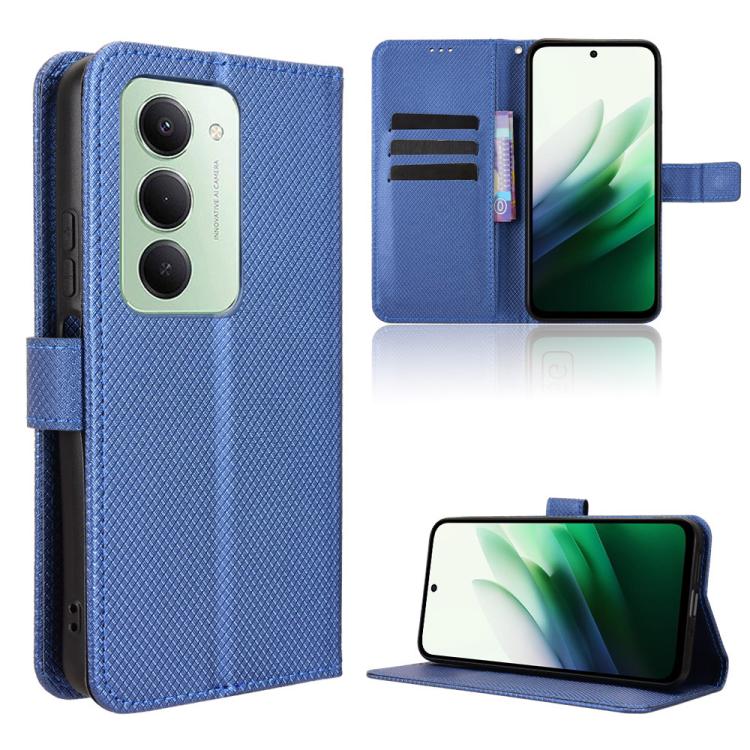 Diamond Texture Leather Phone Case, For Redmi 15 5G Global / 15 4G SEA 169.5mm, For Redmi 15C 5G / 4G Global 171mm / Poco C85 4G, For Redmi 15 5G / 4G EU 171mm, For Xiaomi 15T 5G, For Redmi K80 Ultra, For Redmi A5 4G 173.3mm                            ...