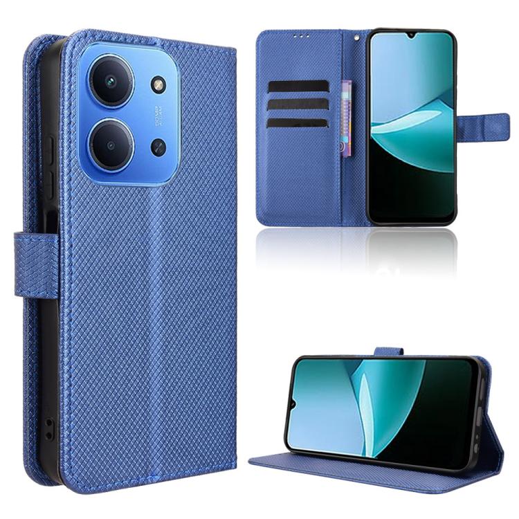 Diamond Texture Leather Phone Case, For Redmi 15 5G Global / 15 4G SEA 169.5mm, For Redmi 15C 5G / 4G Global 171mm / Poco C85 4G, For Redmi 15 5G / 4G EU 171mm, For Xiaomi 15T 5G, For Redmi K80 Ultra, For Redmi A5 4G 173.3mm                            ...