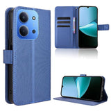 Diamond Texture Leather Phone Case, For Redmi 15 5G Global / 15 4G SEA 169.5mm, For Redmi 15C 5G / 4G Global 171mm / Poco C85 4G, For Redmi 15 5G / 4G EU 171mm, For Xiaomi 15T 5G, For Redmi K80 Ultra, For Redmi A5 4G 173.3mm                            ...