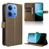 Diamond Texture Leather Phone Case, For Redmi 15 5G Global / 15 4G SEA 169.5mm, For Redmi 15C 5G / 4G Global 171mm / Poco C85 4G, For Redmi 15 5G / 4G EU 171mm, For Xiaomi 15T 5G, For Redmi K80 Ultra, For Redmi A5 4G 173.3mm                            ...
