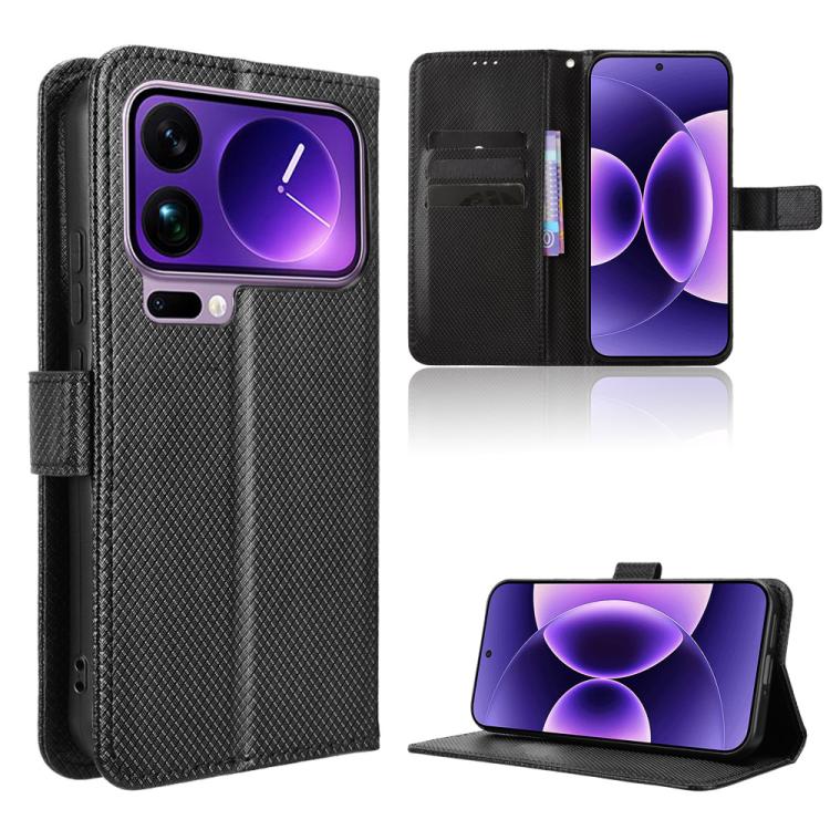 Diamond Texture Leather Phone Case, For Xiaomi 17 Pro, For Xiaomi 17, For Redmi 15C 5G / 4G EU 173mm / Poco C85 5G, For Xiaomi Poco M7 4G 169mm, For Redmi 15 5G Global / 15 4G SEA 169.5mm, For Redmi 15C 5G / 4G Global 171mm / Poco C85 4G               ...