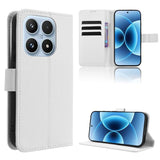 Diamond Texture Leather Phone Case, For Xiaomi 17 Pro, For Xiaomi 17, For Redmi 15C 5G / 4G EU 173mm / Poco C85 5G, For Xiaomi Poco M7 4G 169mm, For Redmi 15 5G Global / 15 4G SEA 169.5mm, For Redmi 15C 5G / 4G Global 171mm / Poco C85 4G               ...