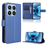 Diamond Texture Leather Phone Case, For Xiaomi 17 Pro, For Xiaomi 17, For Redmi 15C 5G / 4G EU 173mm / Poco C85 5G, For Xiaomi Poco M7 4G 169mm, For Redmi 15 5G Global / 15 4G SEA 169.5mm, For Redmi 15C 5G / 4G Global 171mm / Poco C85 4G               ...