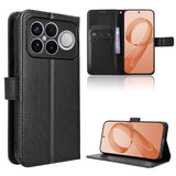 Diamond Texture Leather Phone Case, For Redmi Note 15 5G / 4G 164mm / Poco M8 5G, For Redmi K90 Pro Max 5G / Poco F8 Ultra, For Redmi Note 15 Pro 4G Global 163.2mm, For Redmi K90 5G / Poco F8 Pro, For Xiaomi 17 Pro Max, For Xiaomi 17 Pro, For Xiaomi 17...