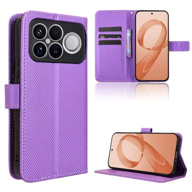 Diamond Texture Leather Phone Case, For Redmi Note 15 5G / 4G 164mm / Poco M8 5G, For Redmi K90 Pro Max 5G / Poco F8 Ultra, For Redmi Note 15 Pro 4G Global 163.2mm, For Redmi K90 5G / Poco F8 Pro, For Xiaomi 17 Pro Max, For Xiaomi 17 Pro, For Xiaomi 17...