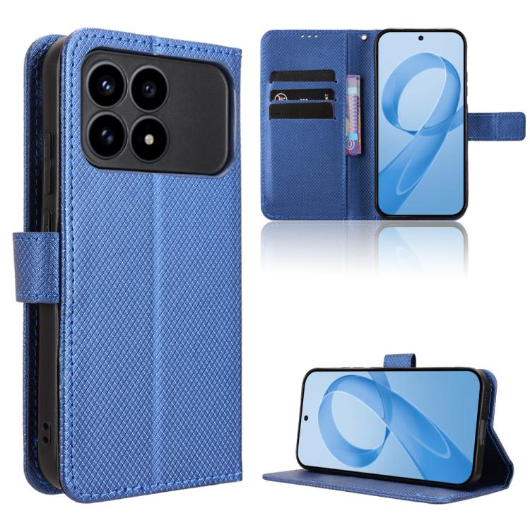Diamond Texture Leather Phone Case, For Redmi Note 15 5G / 4G 164mm / Poco M8 5G, For Redmi K90 Pro Max 5G / Poco F8 Ultra, For Redmi Note 15 Pro 4G Global 163.2mm, For Redmi K90 5G / Poco F8 Pro, For Xiaomi 17 Pro Max, For Xiaomi 17 Pro, For Xiaomi 17...