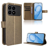 Diamond Texture Leather Phone Case, For Redmi Note 15 5G / 4G 164mm / Poco M8 5G, For Redmi K90 Pro Max 5G / Poco F8 Ultra, For Redmi Note 15 Pro 4G Global 163.2mm, For Redmi K90 5G / Poco F8 Pro, For Xiaomi 17 Pro Max, For Xiaomi 17 Pro, For Xiaomi 17...