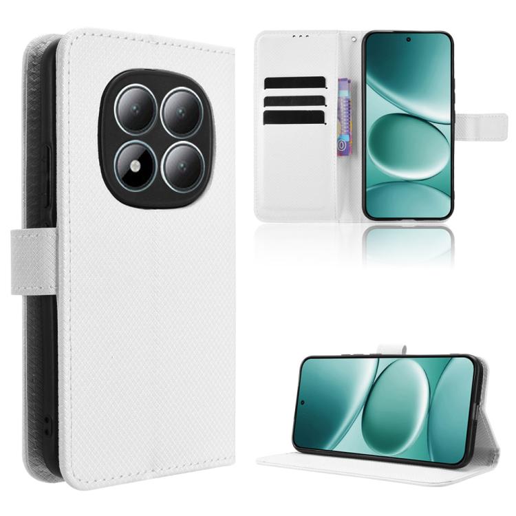 Diamond Texture Leather Phone Case, For Redmi Note 15 5G / 4G 164mm / Poco M8 5G, For Redmi K90 Pro Max 5G / Poco F8 Ultra, For Redmi Note 15 Pro 4G Global 163.2mm, For Redmi K90 5G / Poco F8 Pro, For Xiaomi 17 Pro Max, For Xiaomi 17 Pro, For Xiaomi 17...