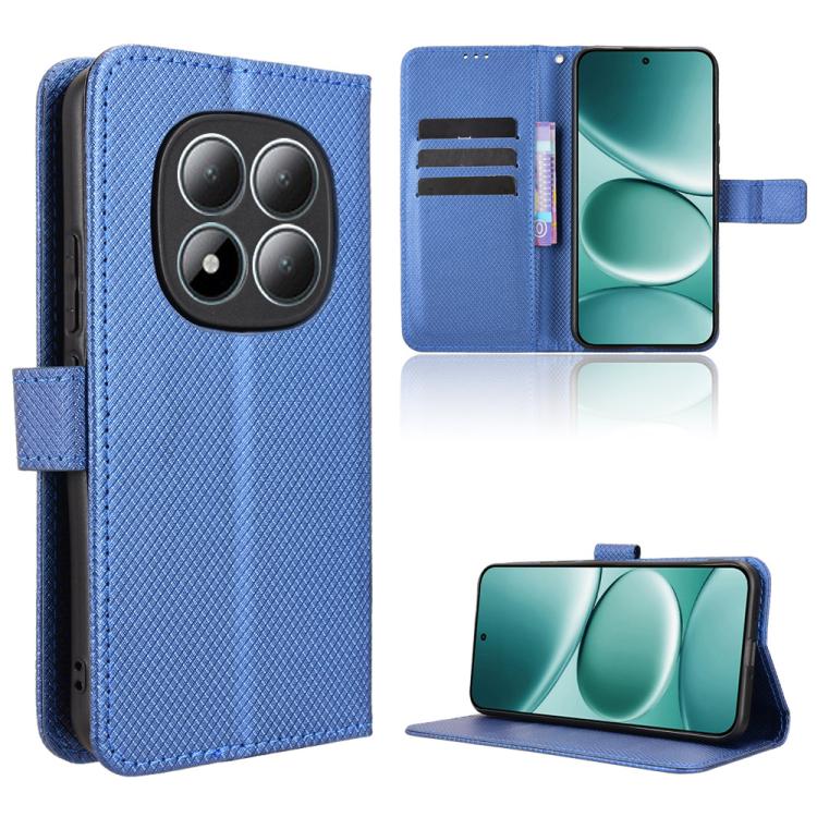 Diamond Texture Leather Phone Case, For Redmi Note 15 5G / 4G 164mm / Poco M8 5G, For Redmi K90 Pro Max 5G / Poco F8 Ultra, For Redmi Note 15 Pro 4G Global 163.2mm, For Redmi K90 5G / Poco F8 Pro, For Xiaomi 17 Pro Max, For Xiaomi 17 Pro, For Xiaomi 17...