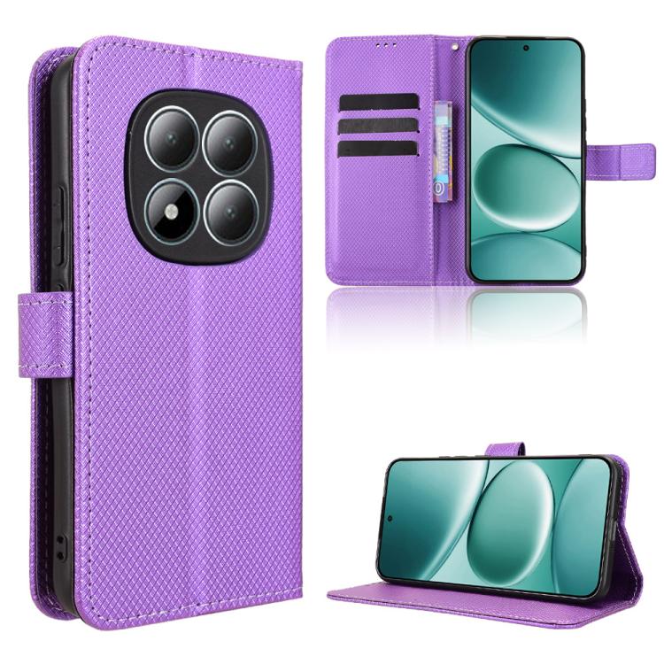 Diamond Texture Leather Phone Case, For Redmi Note 15 5G / 4G 164mm / Poco M8 5G, For Redmi K90 Pro Max 5G / Poco F8 Ultra, For Redmi Note 15 Pro 4G Global 163.2mm, For Redmi K90 5G / Poco F8 Pro, For Xiaomi 17 Pro Max, For Xiaomi 17 Pro, For Xiaomi 17...