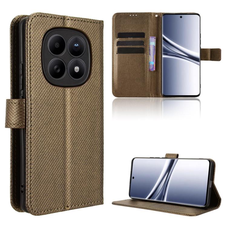 Diamond Texture Leather Phone Case, For Redmi Note 15 5G / 4G 164mm / Poco M8 5G, For Redmi K90 Pro Max 5G / Poco F8 Ultra, For Redmi Note 15 Pro 4G Global 163.2mm, For Redmi K90 5G / Poco F8 Pro, For Xiaomi 17 Pro Max, For Xiaomi 17 Pro, For Xiaomi 17...