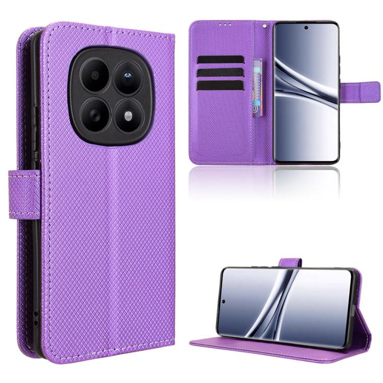 Diamond Texture Leather Phone Case, For Redmi Note 15 5G / 4G 164mm / Poco M8 5G, For Redmi K90 Pro Max 5G / Poco F8 Ultra, For Redmi Note 15 Pro 4G Global 163.2mm, For Redmi K90 5G / Poco F8 Pro, For Xiaomi 17 Pro Max, For Xiaomi 17 Pro, For Xiaomi 17...