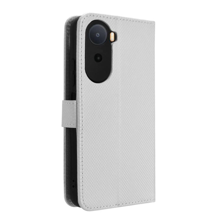 Diamond Texture Leather Phone Case, For Redmi A7 Pro 171mm / Poco C85x 5G, For Redmi Turbo 5 Max 5G / Poco X8 Pro Max, For Redmi Turbo 5 5G / Poco X8 Pro, For Redmi Note 15 Pro+ 5G 163.3mm/Poco M8 Pro 5G, For Redmi Note 15 5G / 4G 164mm / Poco M8 5G   ...
