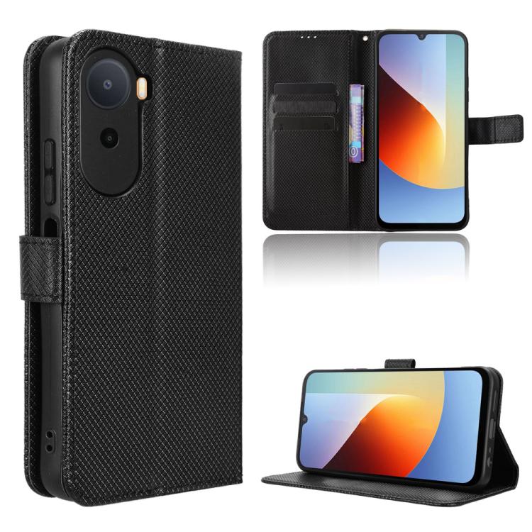 Diamond Texture Leather Phone Case, For Redmi 17C 4G / 14C 4G / 14R / A4, For Xiaomi 17 Max 5G, For Xiaomi 17T Pro 5G, For Redmi A7 Pro 171mm / Poco C85x 5G, For Redmi 15a 5G / R70 5G / R70m 5G, For Xiaomi 17T 5G                                        ...