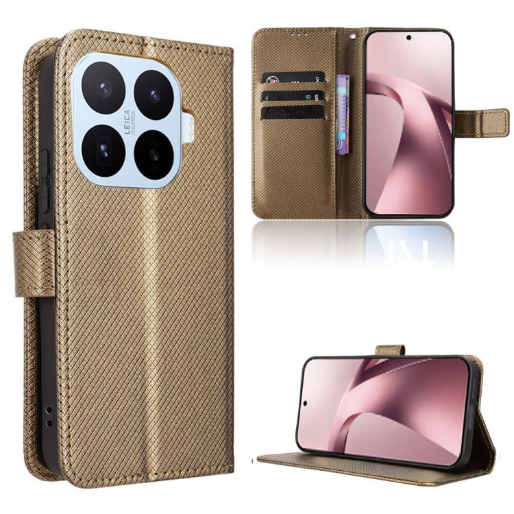 Diamond Texture Leather Phone Case, For Redmi 17C 4G / 14C 4G / 14R / A4, For Xiaomi 17 Max 5G, For Xiaomi 17T Pro 5G, For Redmi A7 Pro 171mm / Poco C85x 5G, For Redmi 15a 5G / R70 5G / R70m 5G, For Xiaomi 17T 5G                                        ...