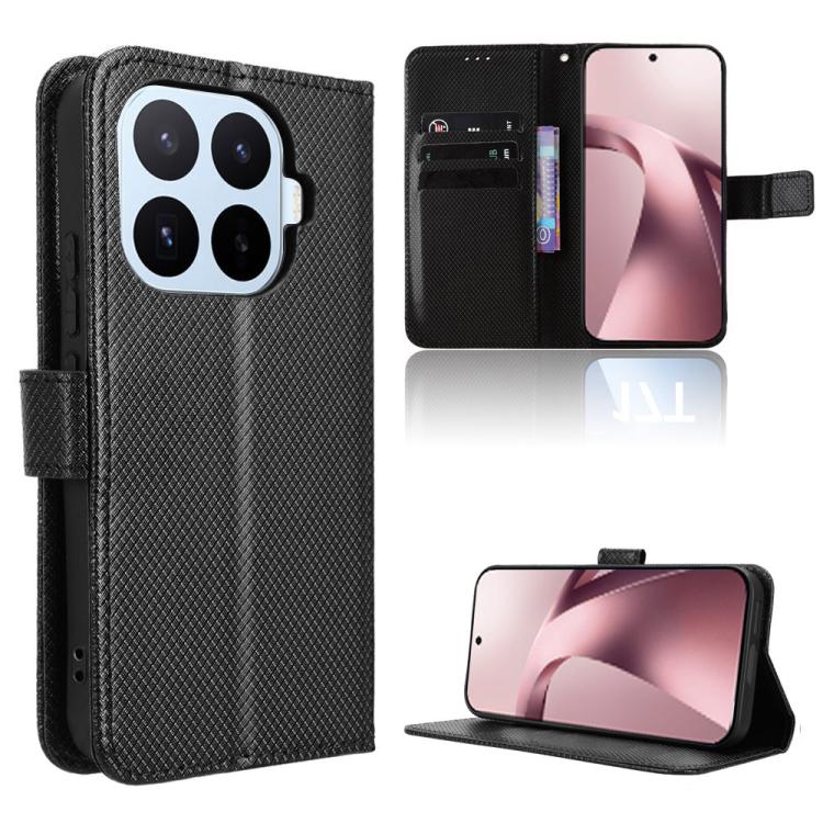 Diamond Texture Leather Phone Case, For Redmi 17C 4G / 14C 4G / 14R / A4, For Xiaomi 17 Max 5G, For Xiaomi 17T Pro 5G, For Redmi A7 Pro 171mm / Poco C85x 5G, For Redmi 15a 5G / R70 5G / R70m 5G, For Xiaomi 17T 5G                                        ...