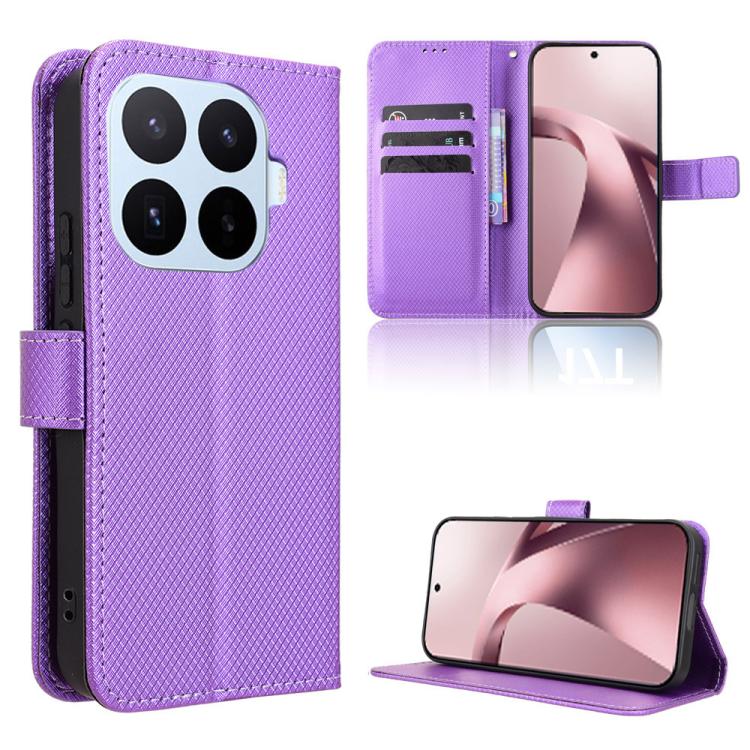 Diamond Texture Leather Phone Case, For Redmi 17C 4G / 14C 4G / 14R / A4, For Xiaomi 17 Max 5G, For Xiaomi 17T Pro 5G, For Redmi A7 Pro 171mm / Poco C85x 5G, For Redmi 15a 5G / R70 5G / R70m 5G, For Xiaomi 17T 5G                                        ...