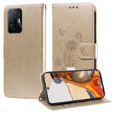 Embossed Butterfly Flowers Leather Phone Case, For Xiaomi Poco C55 / Redmi 11A 4G, For Xiaomi Poco X5 Pro 5G, For Xiaomi Poco X5 5G, For Xiaomi 12T / 12T Pro / Redmi K50 Ultra, For Xiaomi Poco M4 5G / M5 4G India, For Xiaomi Mi 11T / 11T Pro